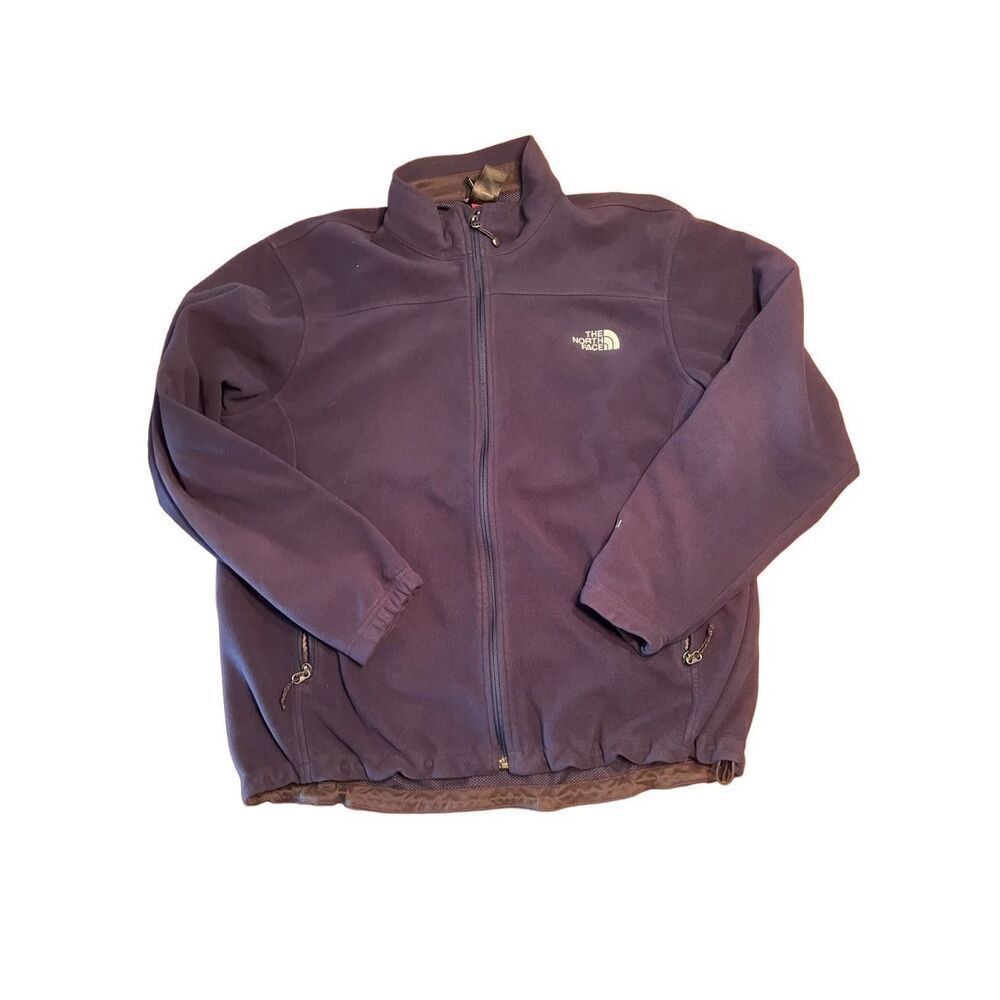North Face Sweater Men’s XL Navy Full Zip Windwall Fleece Jacket